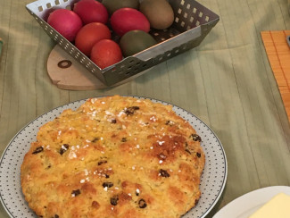 Osterfrühstückstisch